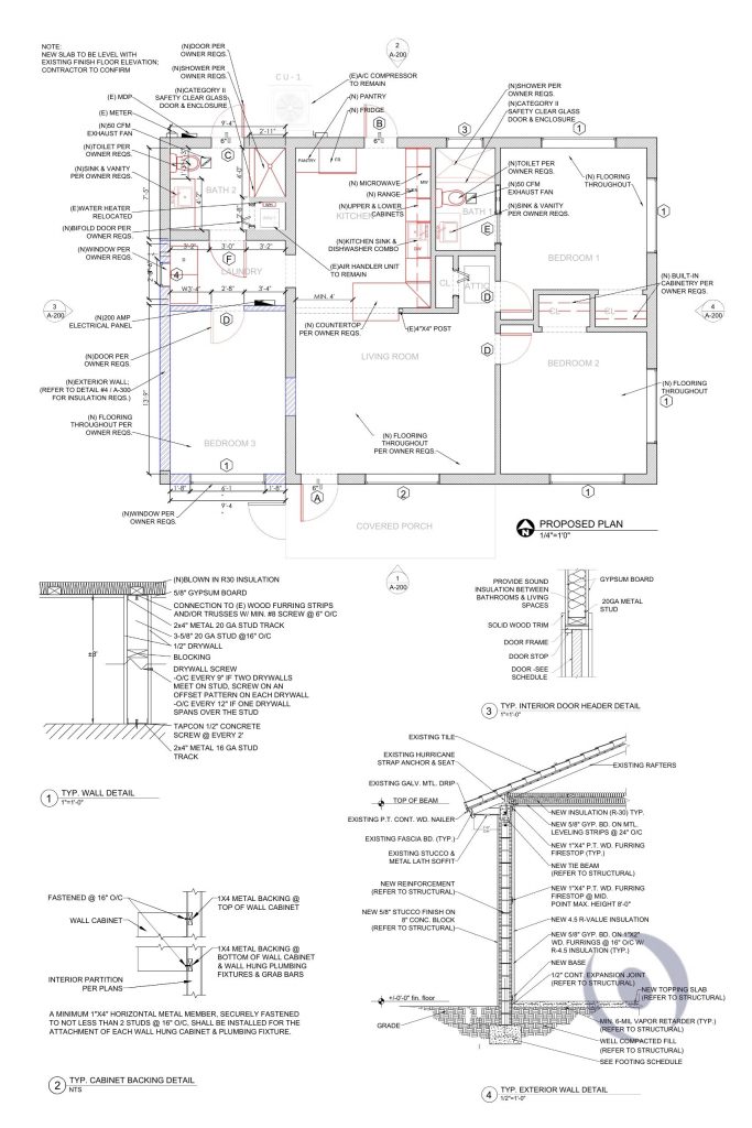 accessible home layout floor plan renovation