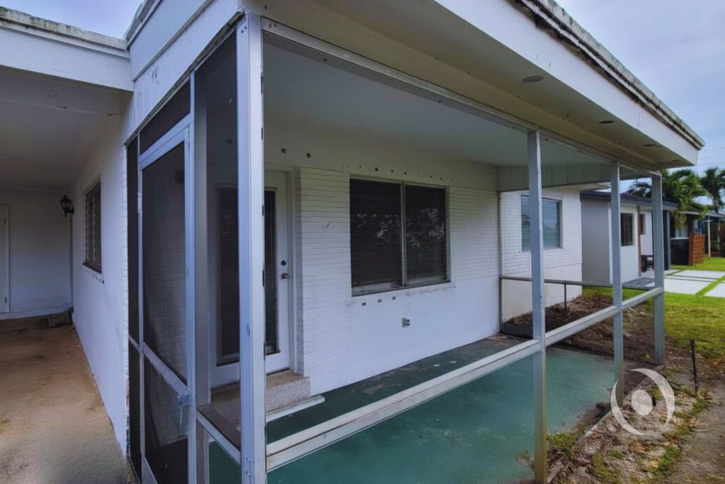 carport conversion into bathroom and laundry residential renovation