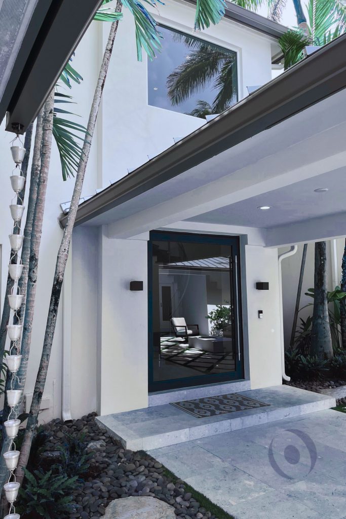 Completed residential exterior showcasing structural elements inspected during construction and renovation project